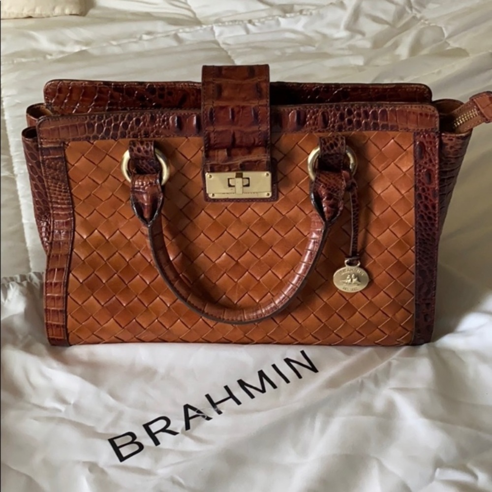 Brahmin woven bag